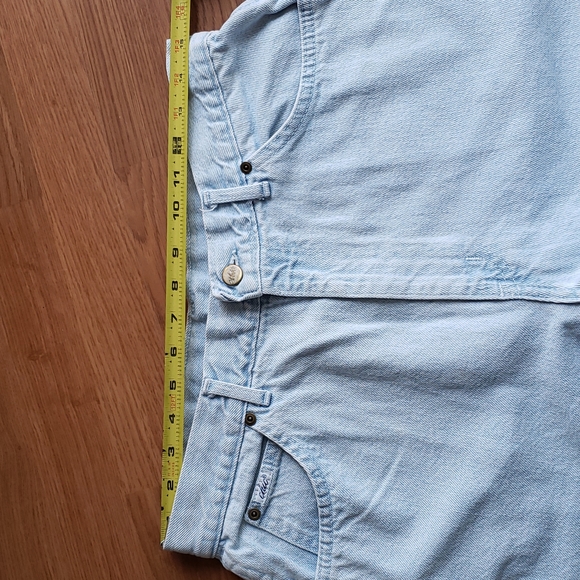 Chic 90's Vintage High Waist Womens Jean Shorts 30" Waist X 9-1/2" Inseam Length - Picture 6 of 11